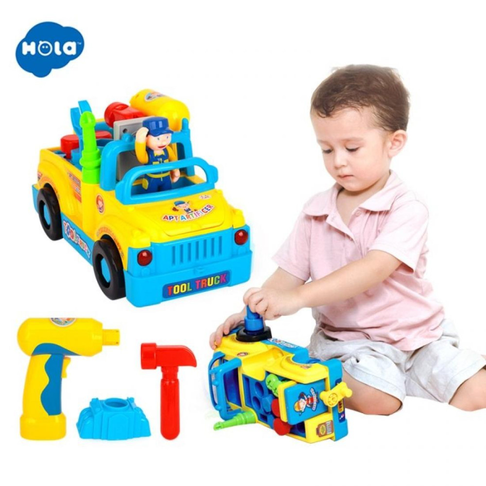 ИГРУШКА HOLA TOYS МАШИНКА С ИНСТРУМЕНТАМИ (789)