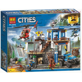 Конструктор BELA Cities Полицейский участок в горах 10865 (Аналог Lego City 60174) 705 дет