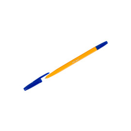 Ручка шариковая OfficeSpace синяя, 1,0мм, желтый корпус