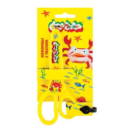 Ножницы детские Каляка-Маляка с пластик. чехлом в европодвесе 3+